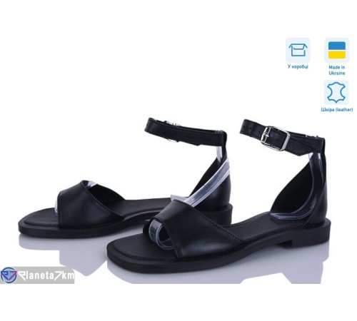 Босоніжки жіночі на літо (6 пар р.36-40) чорний  "Linda"