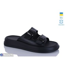 Шлепки жіночі на літо (6 пар р.36-40) чорний  "LIKA"