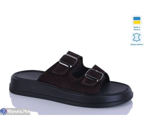 Шлепки жіночі на літо (6 пар р.36-40) коричневий  "LIKA"
