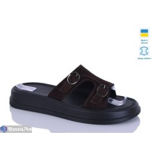Шлепки жіночі на літо (6 пар р.36-40) коричневий  "LIKA"