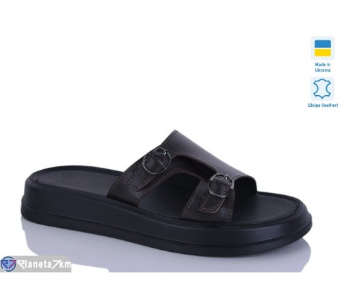 Шлепки жіночі на літо (6 пар р.36-40) коричневий  "LIKA"