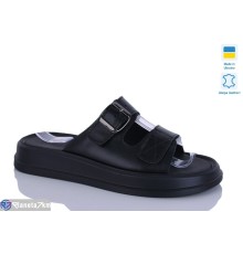 Шлепки жіночі на літо (6 пар р.36-40) чорний  "LIKA"