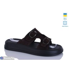 Шлепки жіночі на літо (6 пар р.36-40) коричневий  "LIKA"