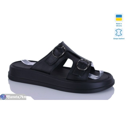 Шлепки жіночі на літо (6 пар р.36-40) чорний  "LIKA"