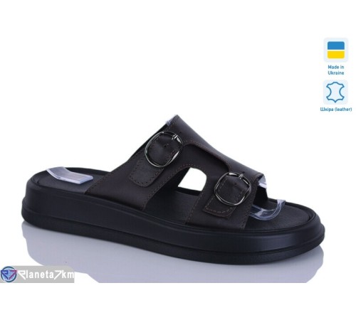 Шлепки жіночі на літо (6 пар р.36-40) коричневий  "LIKA"