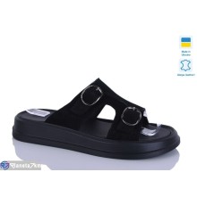 Шлепки жіночі на літо (6 пар р.36-40) чорний  "LIKA"