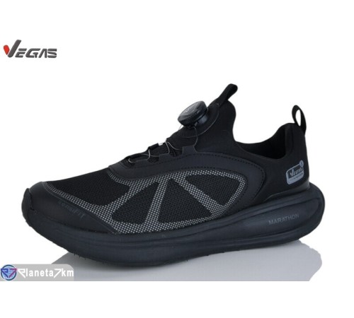 Кросівки чоловічі на весну/осінь (8 пар р.41-45) чорний  "Supo-Vegas"