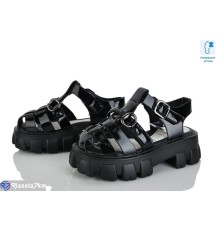 Дитячі босоніжки на літо (8 пар р.32-37) чорний  "Laifakids"