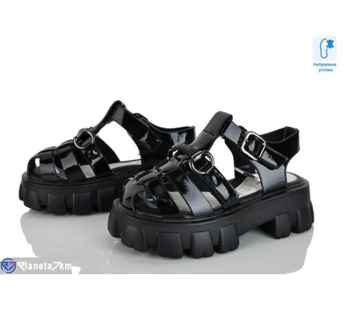 Дитячі босоніжки на літо (8 пар р.32-37) чорний  "Laifakids"