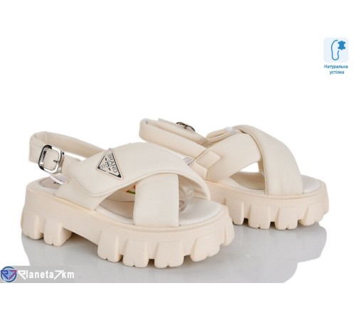 Дитячі босоніжки на літо (8 пар р.32-37) бежевий  "Laifakids"