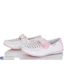 Дитячі туфлі на весну/осінь (8 пар р.27-36) білий  "Laifakids"