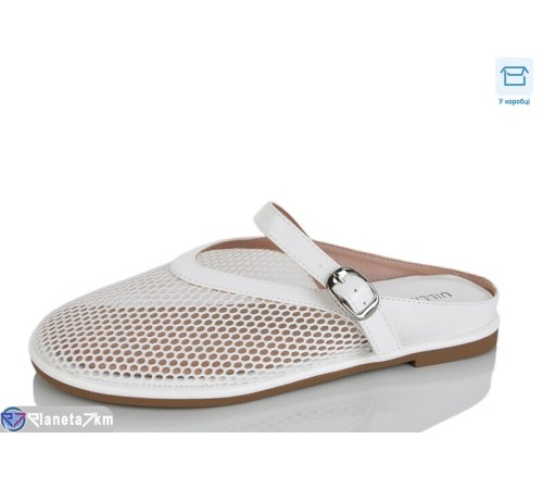 Шлепки жіночі на літо (8 пар р.36-41) білий  "Lilin"