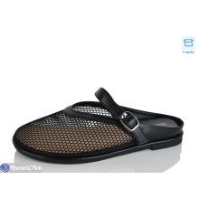 Шлепки жіночі на літо (8 пар р.36-41) чорний  "Lilin"
