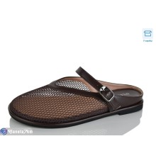 Шлепки жіночі на літо (8 пар р.36-41) коричневий  "Lilin"