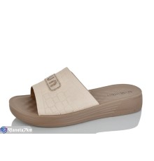 Шлепки жіночі на літо (8 пар р.37-42) бежевий  "LORETA"