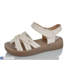 Шлепки жіночі на літо (8 пар р.37-42) бежевий  "LORETA"