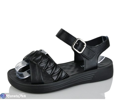 Шлепки жіночі на літо (8 пар р.37-42) чорний  "LORETA"