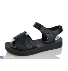 Шлепки жіночі на літо (8 пар р.37-42) чорний  "LORETA"