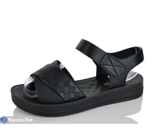 Шлепки жіночі на літо (8 пар р.37-42) чорний  "LORETA"