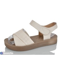 Шлепки жіночі на літо (8 пар р.37-42) бежевий  "LORETA"