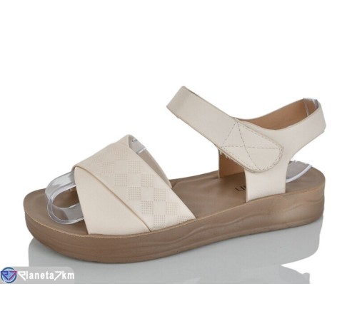 Шлепки жіночі на літо (8 пар р.37-42) бежевий  "LORETA"