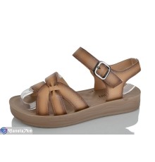 Шлепки жіночі на літо (8 пар р.37-42) коричневий  "LORETA"