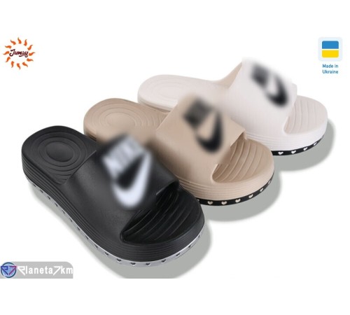 Шлепки жіночі на літо (12 пар р.36-41) мікс  "Jumay"