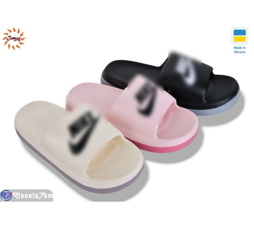 Шлепки жіночі на літо (12 пар р.36-41) мікс  "Jumay"