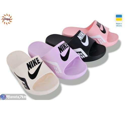 Шлепки жіночі на літо (12 пар р.36-41) мікс  "Jumay"