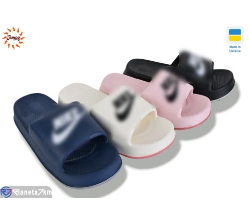 Шлепки жіночі на літо (12 пар р.36-41) мікс  "Jumay"