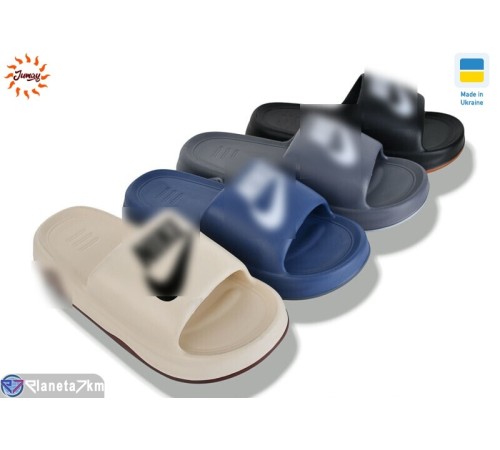 Шлепки чоловічі на літо (12 пар р.40-45) мікс  "Jumay"