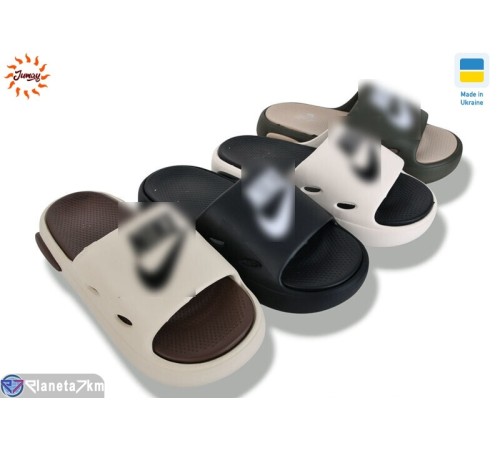Шлепки чоловічі на літо (12 пар р.40-45) мікс  "Jumay"