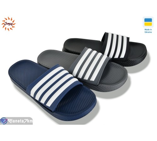 Шлепки чоловічі на літо (12 пар р.40-45) мікс  "Jumay"