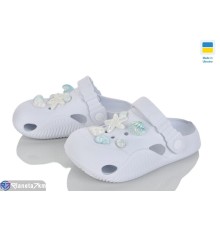Кроки дитячі на літо (8 пар р.31-36) білий  "LEO"