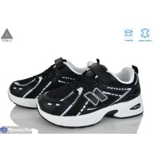 Дитячі кросівки на весну/осінь (8 пар р.32-37) чорний  "STILUS"