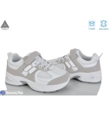 Дитячі кросівки на весну/осінь (8 пар р.32-37) білий  "STILUS"