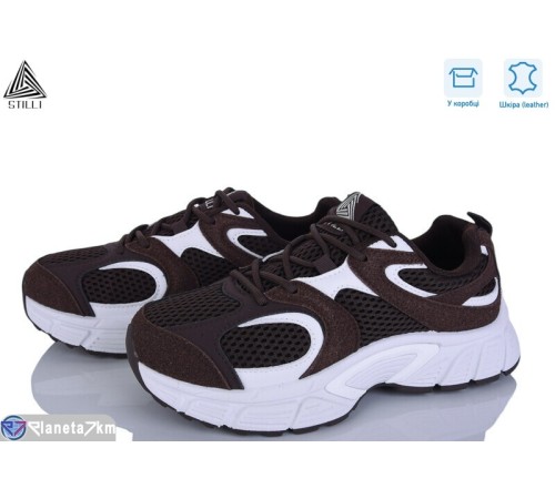 Кросівки жіночі на весну/осінь (8 пар р.36-41) коричневий  "STILLI Group"