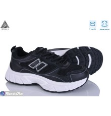 Кросівки жіночі на весну/осінь (8 пар р.36-41) чорний  "STILLI Group"