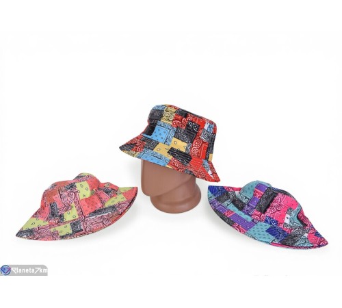 Панама жіноча на літо (50 шт. р.сетка 57-59) мікс  "KaPira"