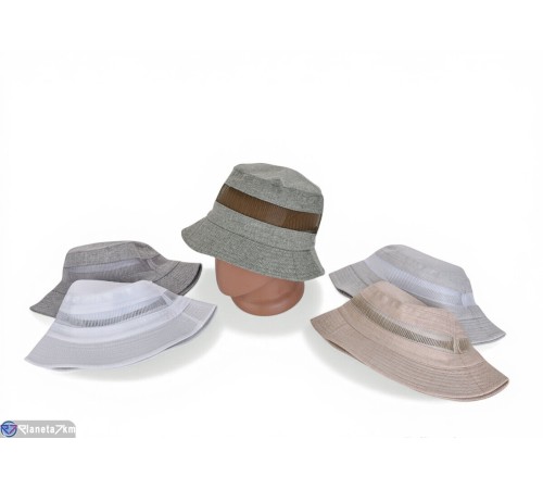 Панама чоловіча на літо (50 шт. р.сетка 57-59) мікс  "KaPira"