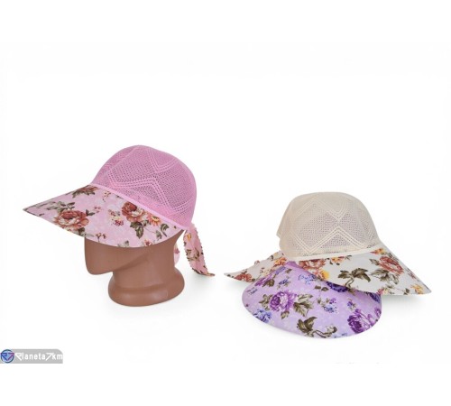 Панама жіноча на літо (50 шт. р.сетка 57-59) мікс  "KaPira"