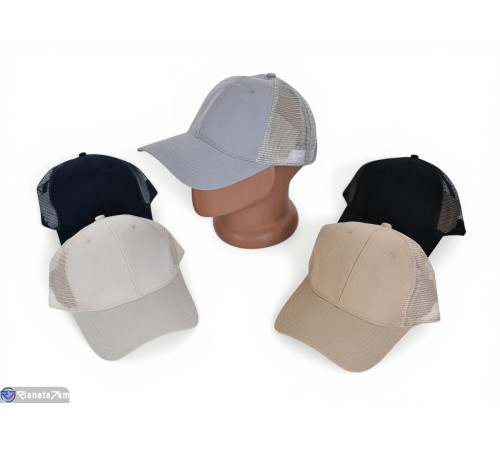 Кепка чоловіча на літо (50 шт. р.сетка 57-59) мікс  "KaPira"