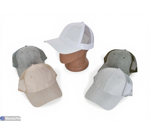 Кепка чоловіча на літо (50 шт. р.сетка 57-59) мікс  "KaPira"