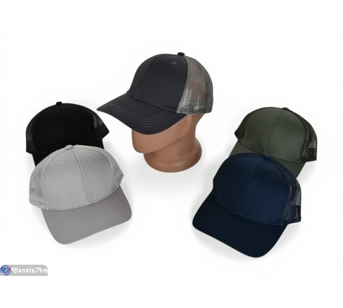 Кепка чоловіча на літо (50 шт. р.сетка 57-59) мікс  "KaPira"
