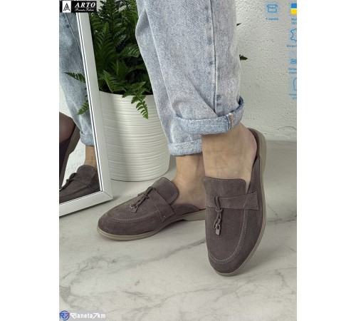 Шлепки жіночі на літо (8 пар р.36-41) коричневий  "ARTO"