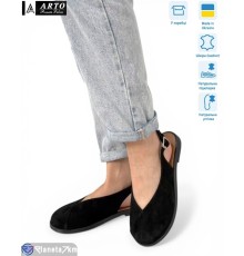 Босоніжки жіночі на літо (8 пар р.36-41) чорний  "ARTO"