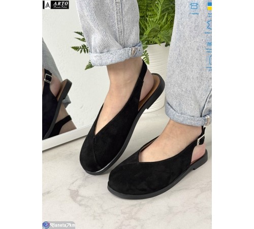 Босоніжки жіночі на літо (8 пар р.36-41) чорний  "ARTO"