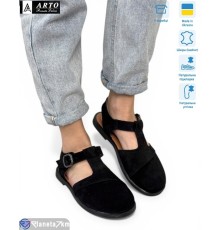 Туфлі жіночі на літо (8 пар р.36-41) чорний  "ARTO"
