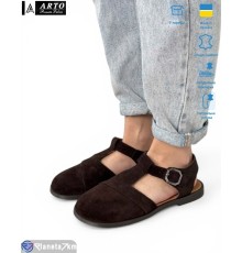 Туфлі жіночі на літо (8 пар р.36-41) коричневий  "ARTO"