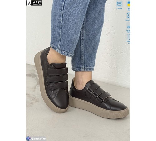 Кросівки жіночі на весну/осінь (8 пар р.36-41) коричневий  "ARTO"